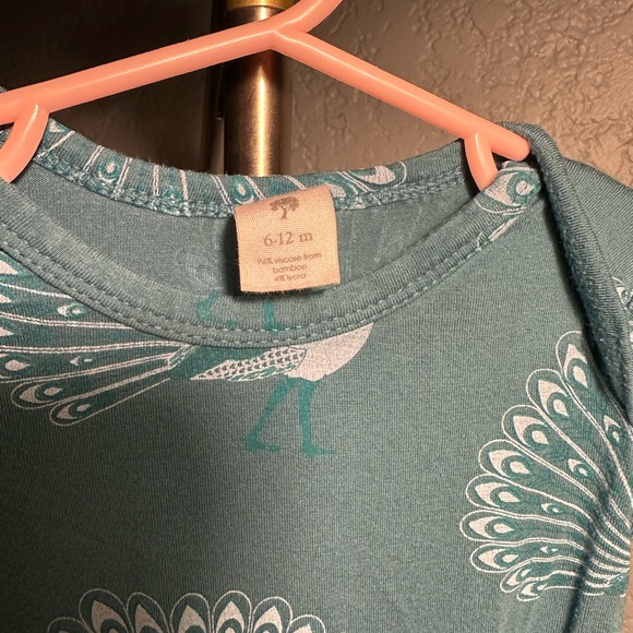 Kate Quinn Organics Peacock Print One Piece - Picture 2 of 4